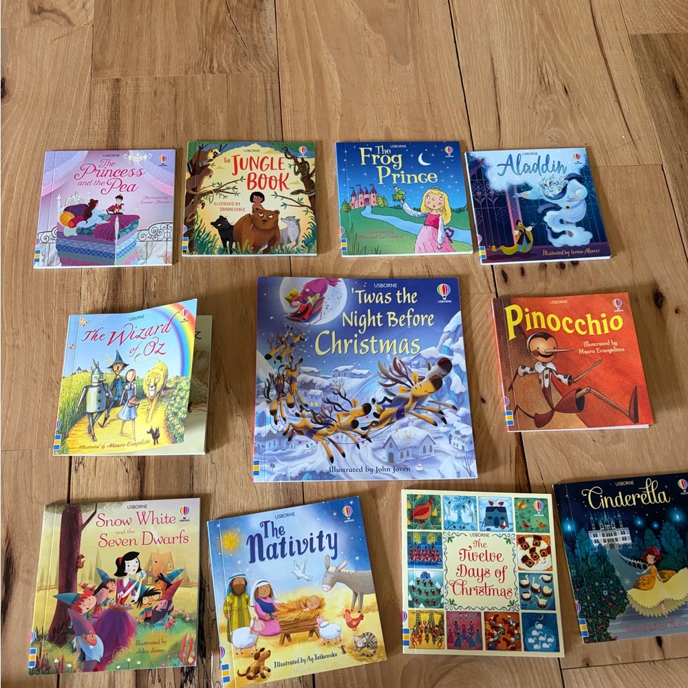 Usborne Children's Classic Mini Book Bundle - Colorful Story Set